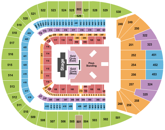 Tottenham Hotspur New Stadium Bad Bunny Seating Chart